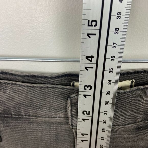 NEW Madewell High Rise Denim Shorts Grey Black Size 32 M5774 2021 Cotton 2021 - Picture 13 of 15